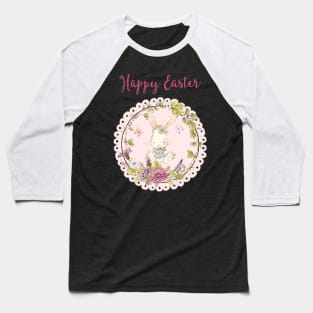 Happy Easter 2021 - Little Cute Bunny - Whimsical Art Baseball T-Shirt